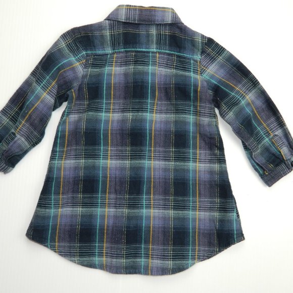GAP Girls 12-18 Months Plaid Tunic Dress - Picture 6 of 9